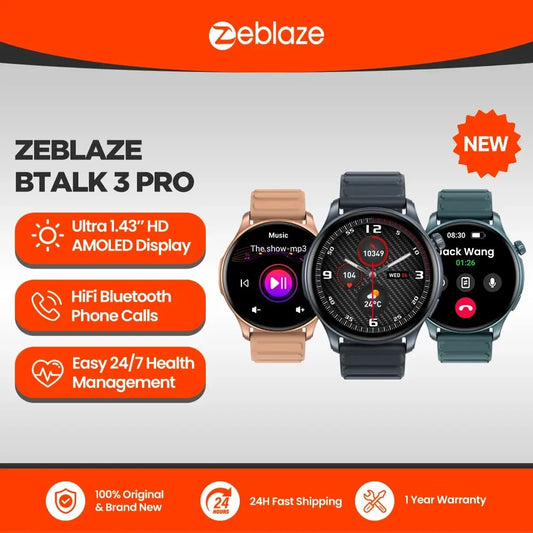 Zeblaze Btalk 3 PRO Smartwatch - Display AMOLED